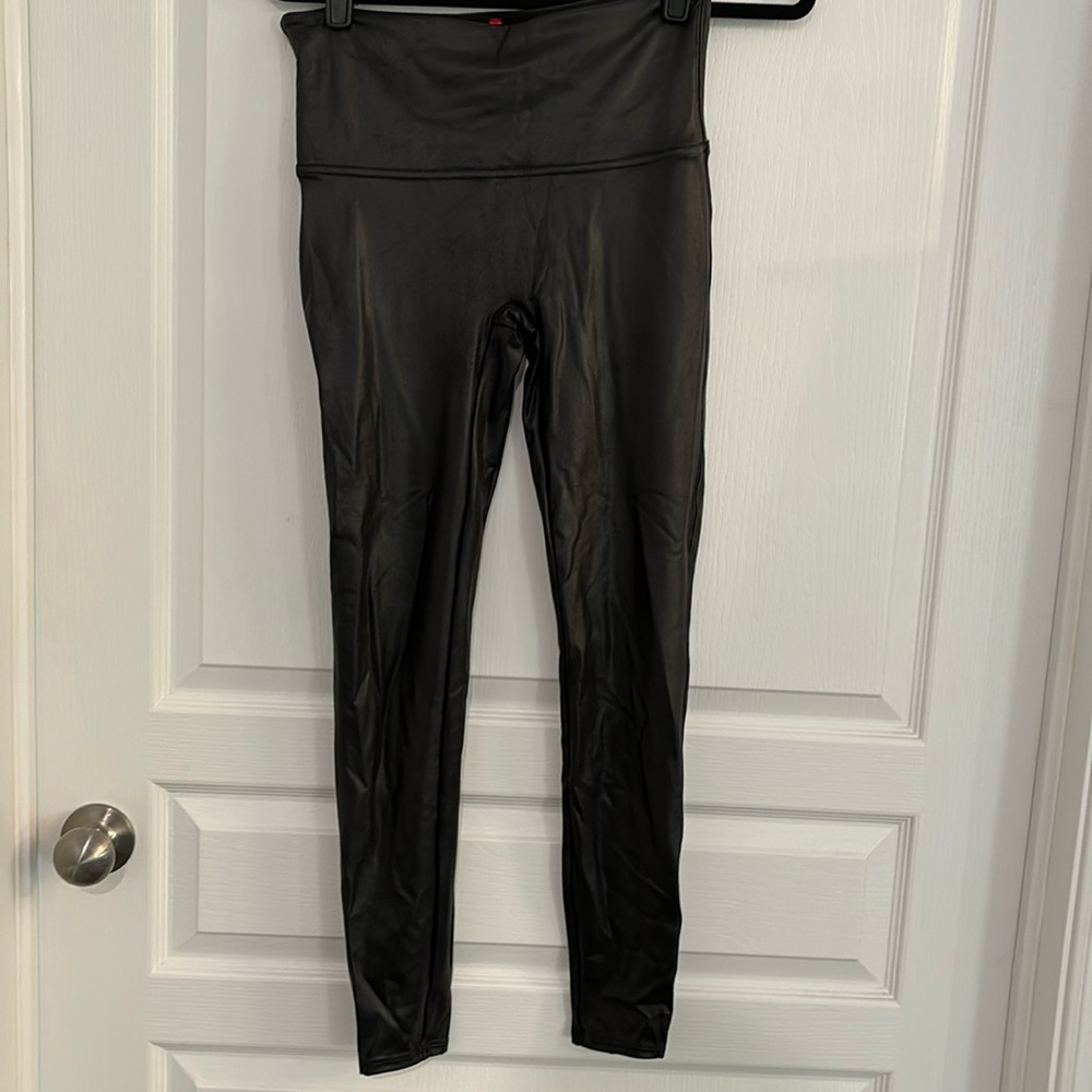 Spanx faux leather leggings